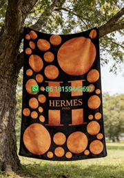 Hermes Throw Blankets